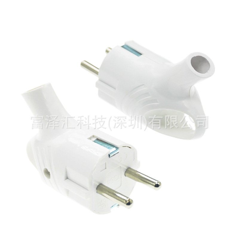 White European Standard German Style Power Plug 16A European Style EU European Assembly Wiring Portable Industrial Plug
