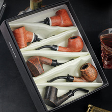 花梨木烟斗可拆卸易清理过滤式手工旱烟斗男士手工实木烟斗烟丝斗