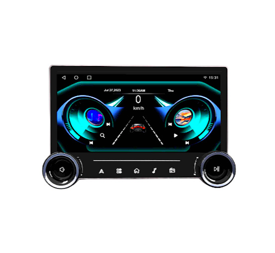 Universal Car Smart Navigator Wind and Fire Wheel Dual Knob 10.4 inch Car GPS