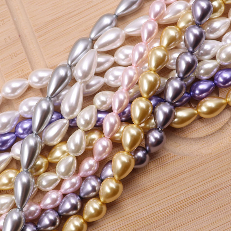 Shijia Crystal Pearl Water Drop Glass Beads Necklace Bracelet Jewelry Accessories Loose Beads Straight Hole Factory Wholesale Mixed Batch Shijia Crystal Pearl Water Drop Glass Beads Necklace Bracelet Jewelry Accessories Loose Beads Straight Hole Factory Wholesale Mixed Batch