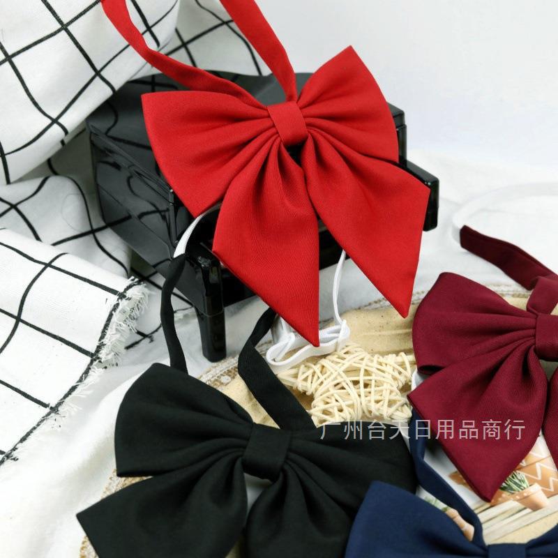 jk uniform Bowtie Hane Red Solid solar system Bevel student Hane Collar isignina Sailor