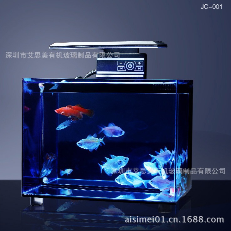 亚克力鱼缸 室内舒适鱼缸 有机玻璃高档水族鱼缸