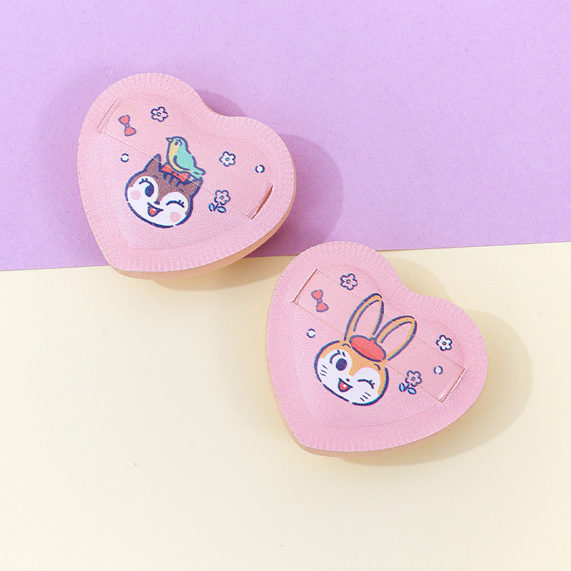 Fábrica personalizada amor malvavisco soplo de polvo cojín de aire seco y húmedo de doble uso sin polvo esponja de maquillaje de poliuretano huevo de belleza