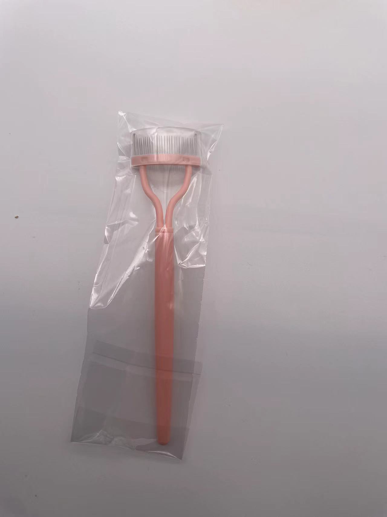 Cepillo de cejas de dientes de acero curvados Cepillo de pestañas de aguja de acero Peine de pestañas Injerto Plantación de pestañas Peinado de pestañas Herramientas de belleza Transfronterizo