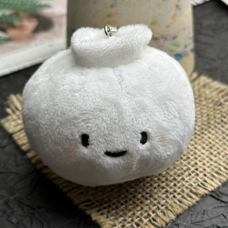 かわいい減圧まんじゅうキーホルダー小籠包ぬいぐるみペンダント食品フルーツ人形人形ペンダント卸売|undefined