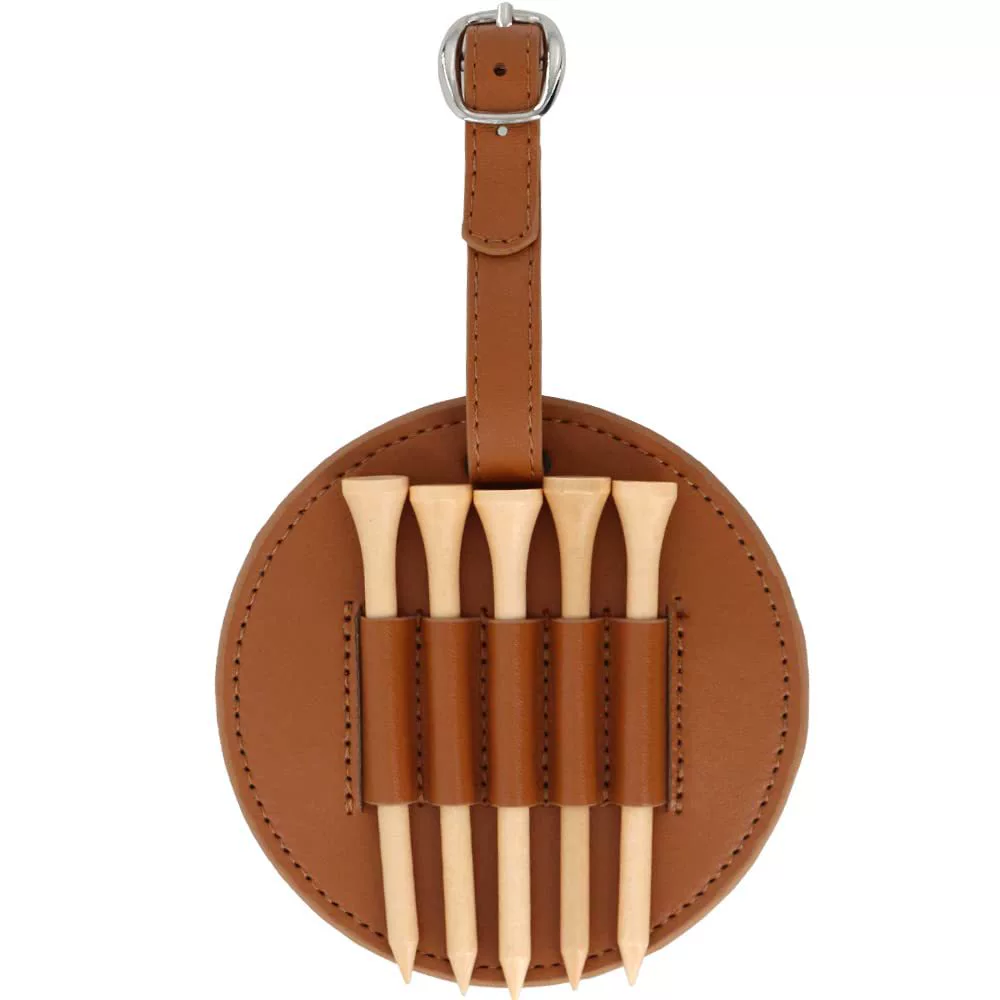 Спотовая кожаная сумка для гольфа ногтей многофункциональный чехол для гольфа