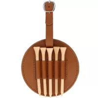 Кожаный чехол для хранения многою Goluba для мячей гольфа, мультикарманный кожаный чехол, многофункциональная походная сумка-держатель для мячей гольфа