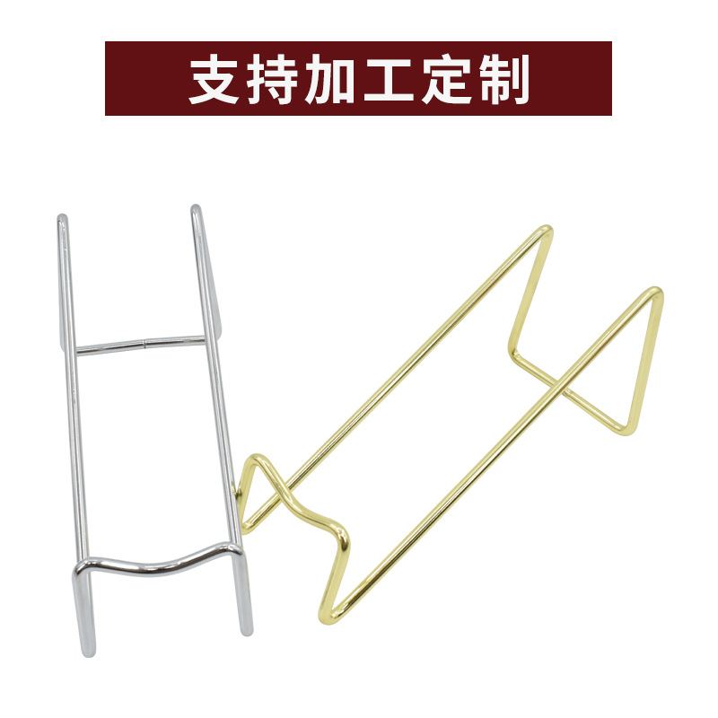 Venta al por mayor champán soporte europeo botella de vino estante de vino de hierro estante del vino del hogar Decoración estante del vino creativo