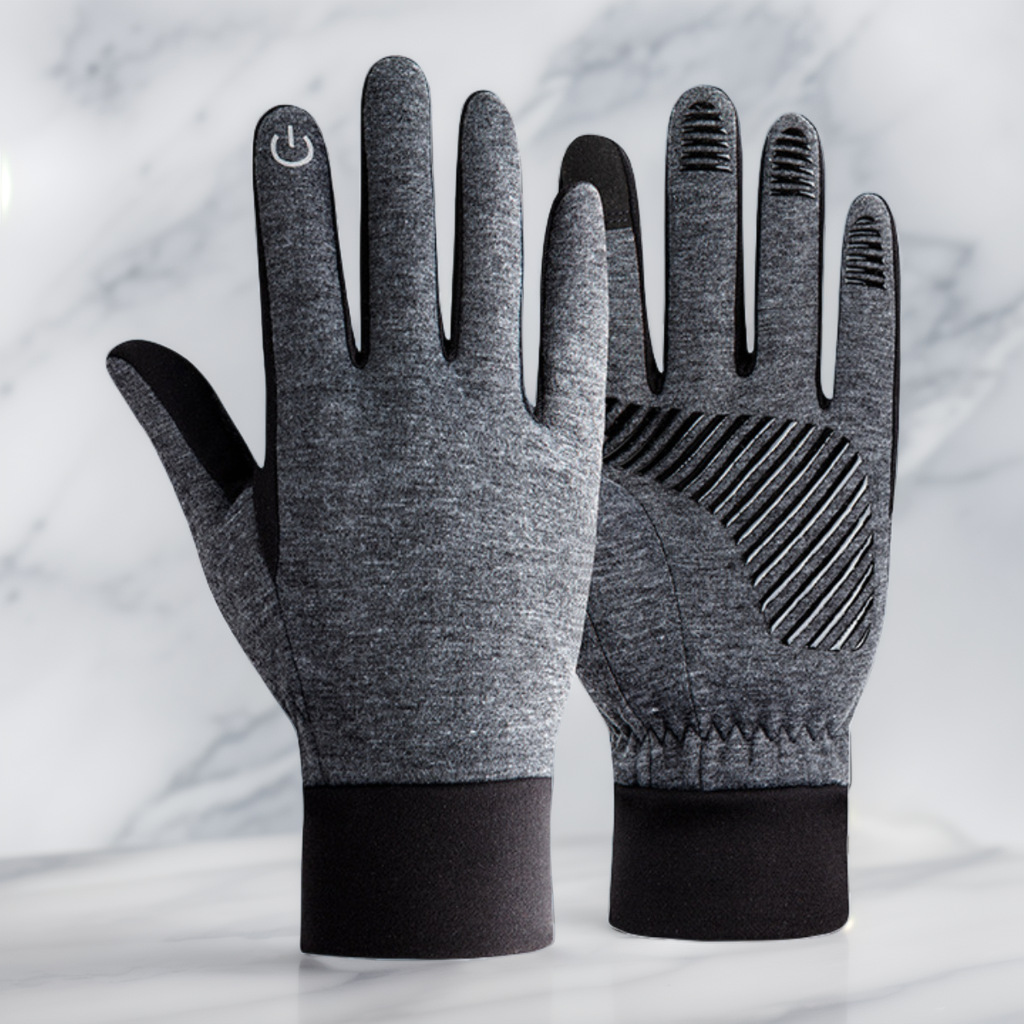 Amazon Cross-Border Autumn and Winter Velvet Outdoor Warm Electric Vehicle Riding Touch Screen Hiking and Mountaineering Non-Slip Gloves