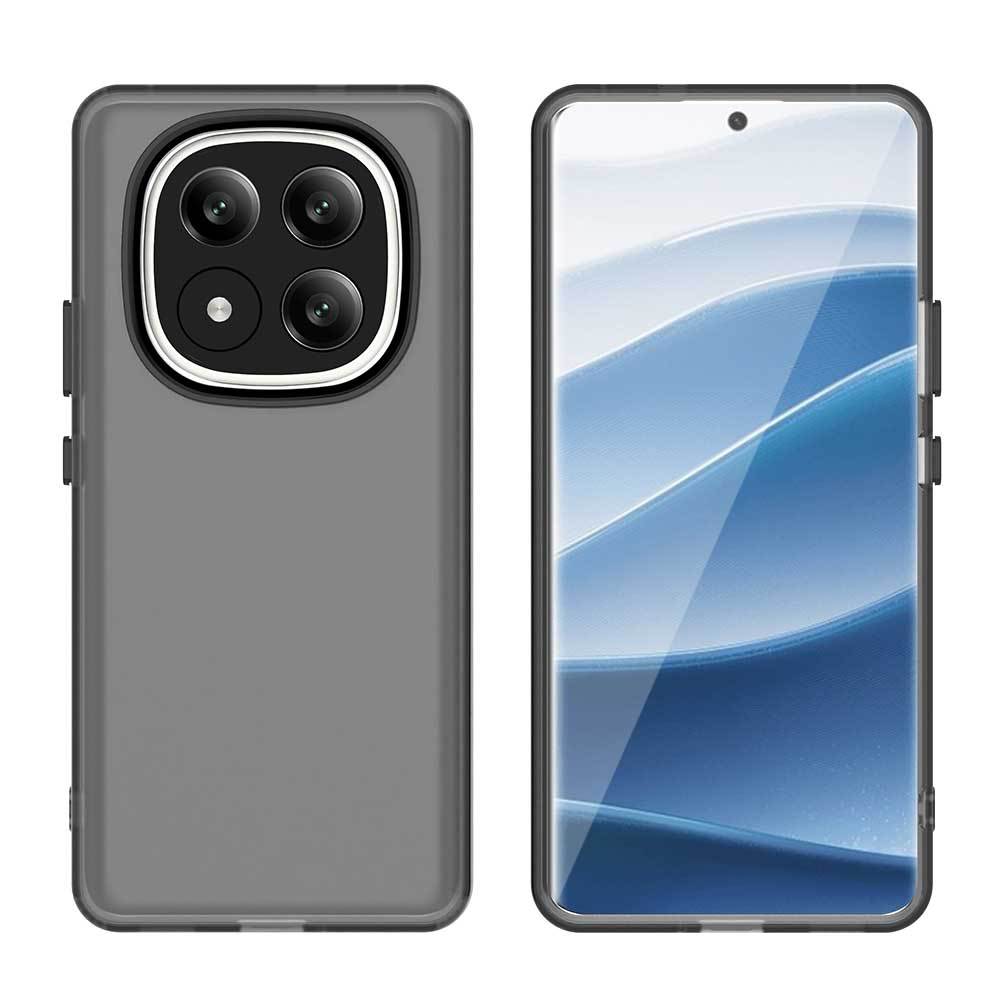 Aplicable para el arroz rojo Note15Pro + caramelo piel esmerilado caso de teléfono móvil A5 bolsa de aire a prueba de caída K80Pro funda