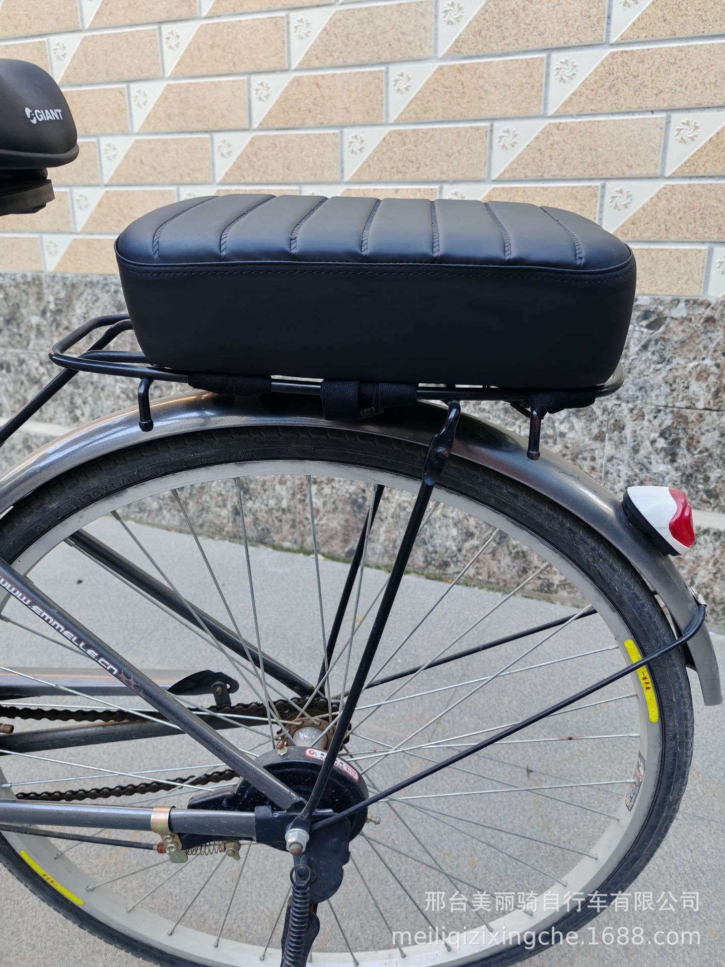 Cross-border Electric Vehicle Rear Seat Increased Thickened Cushion Modification Accessories Soft Passenger Seat Bicycle Rear Child Seat