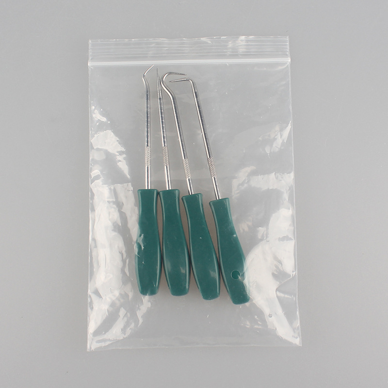 Gancho de sellado de aceite con mango brillante (bolsa transparente)