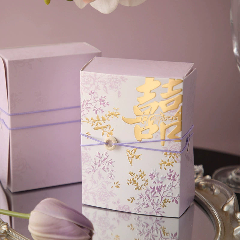 Свадебная коробка для конфет 2025: новая упаковка для свадебных подарков в китайском стиле, подарочная коробка для помолвки, бумажная коробка, пустая коробка