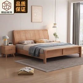 实木床;布艺沙发;衣柜