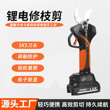 跨境电动修枝剪果树高空剪锂电充电式园林电剪刀修剪修枝省力