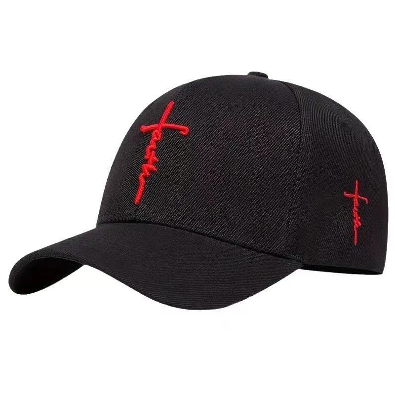 Cappellino da baseball uomo ricamato con croce stile etnico_voghion.com
