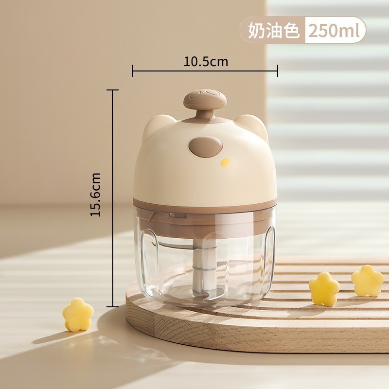 电动搅蒜器家用无线蒜泥器儿童辅食绞肉器便携压蒜捣蒜蒜泥器|undefined