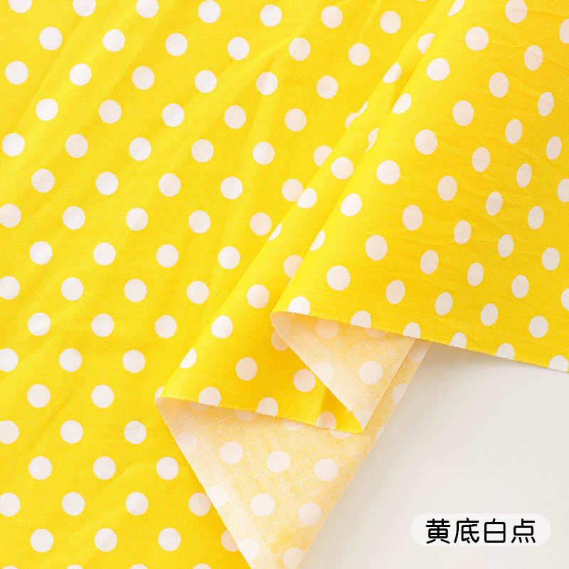 Tejido de algodón, punto de agua, punto de onda, impresión de tela de algodón, camisa, falda, ropa de cama, tela DIY
