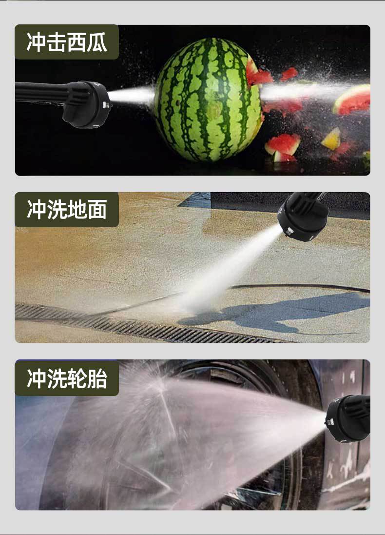 High Pressure Car Washer, Cordless, Brushless Motor, Lithium Battery