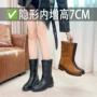 中筒内增高尖头新款骑士靴