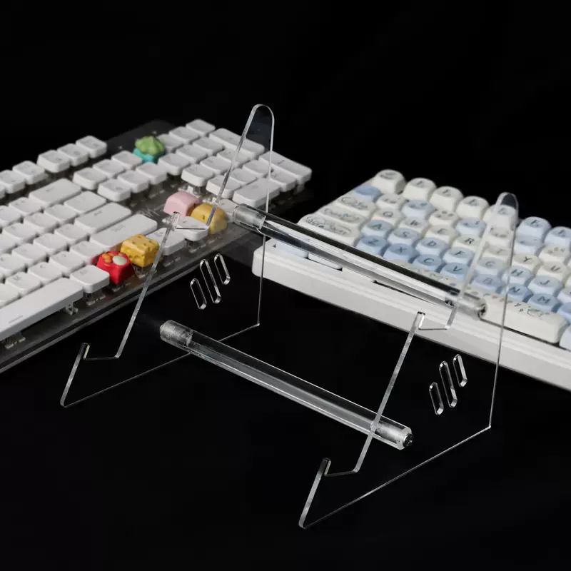 Removable acrylic keyboard, mechanical storage system