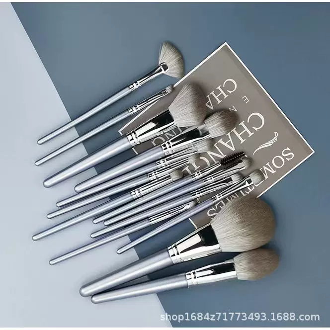 新款14支套装初见化妆刷超柔软眼影刷套刷初学者散粉刷粉底刷全套