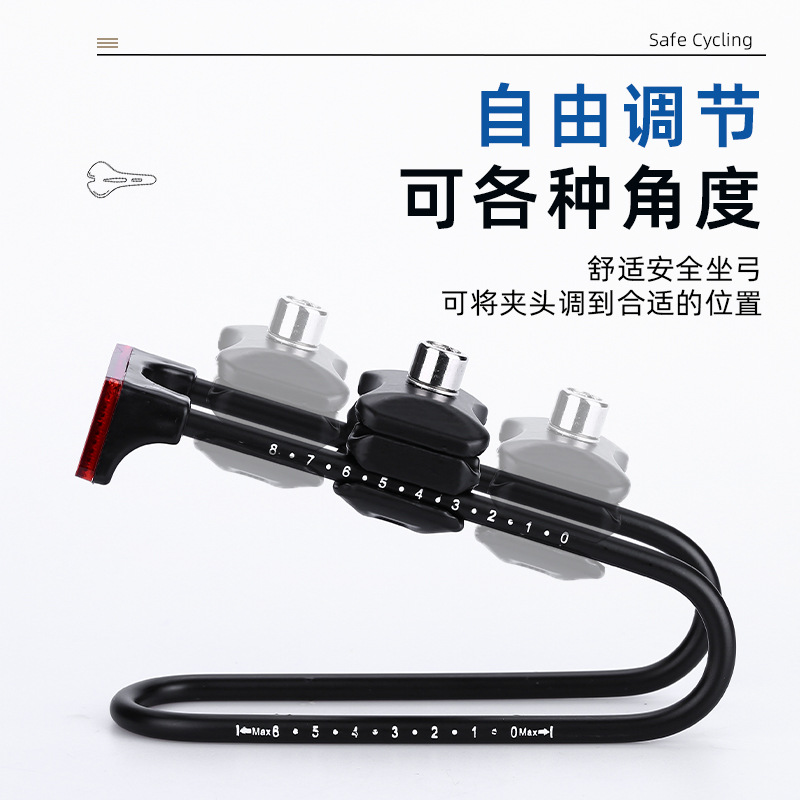 Cojín de bicicleta cómodo arco asiento amortiguador altura Dispositivo de aumento de la bicicleta de montaña vehículo todoterreno sillín amortiguador