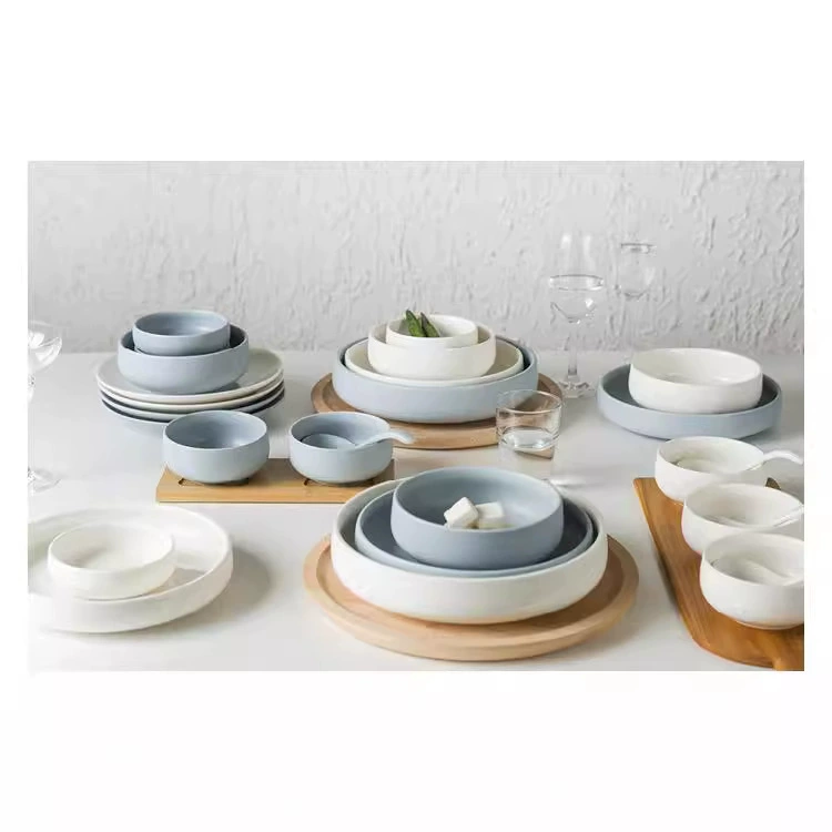 Ceramic creative set, porcelain tableware for hotel, European style