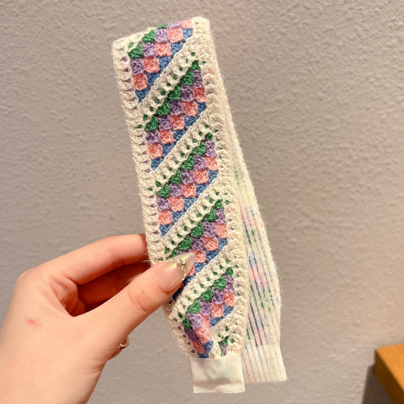 夏季小清新碎花魔术贴发带儿童碎发整理甜美发箍懒人神器发卡头饰|undefined