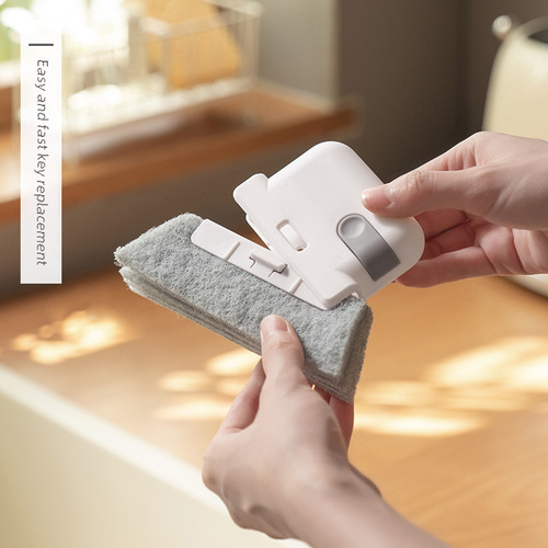 Two-in-one cleaning brush, replaceable window groove gap brush, door and window groove brush, window groove plastic dead corner brush, windowsill brush