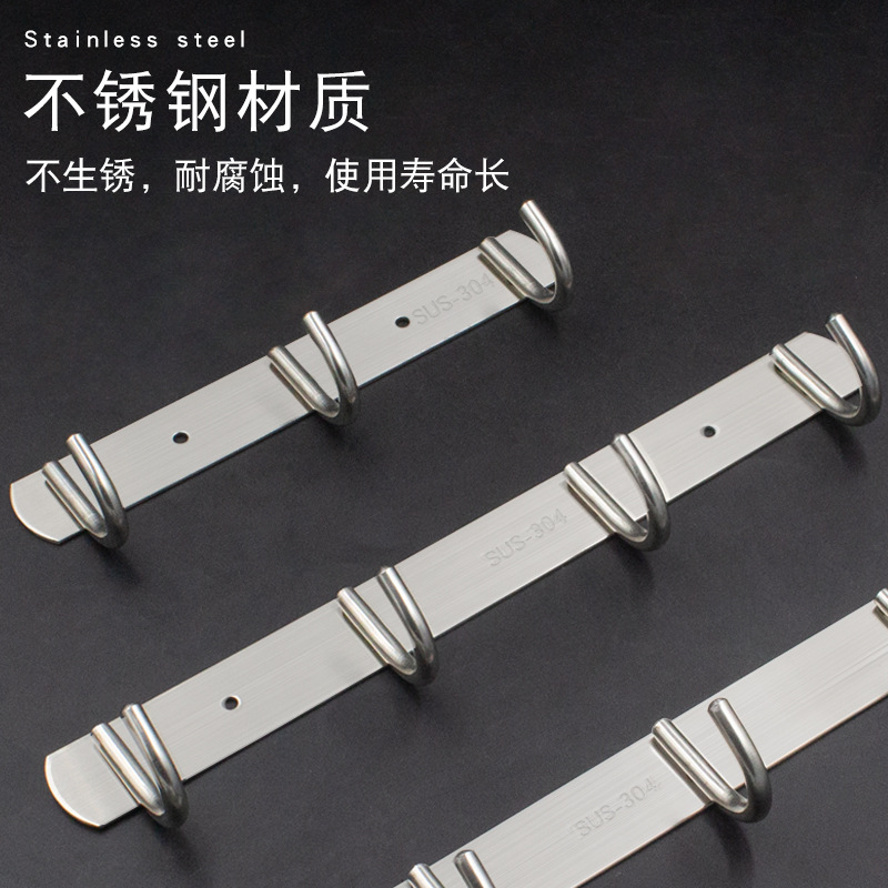 Sukopu gancho sólido de acero inoxidable gancho de hardware de baño gancho de ropa gancho de la fila suministro directo de fábrica