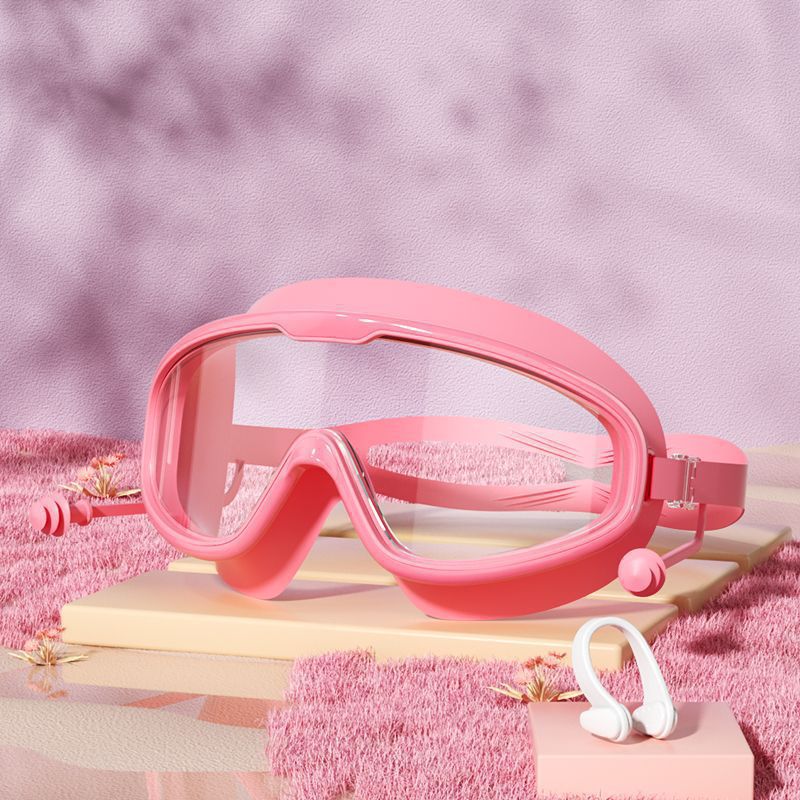 Gafas de Natación Infantil de Marco Grande de PC Impermeable Antiempañante image 9