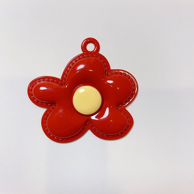 新しいカラフルな花五弁花ドーパミンペンダントペンダント合金 diy キーホルダーバッグジュエリーペンダント|undefined