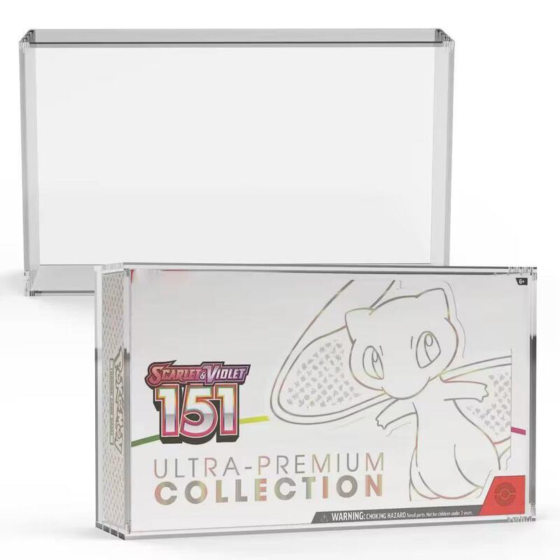 跨境专属工厂直销美版宝可梦PTCG Pokemon 151 UPC 亚克力保护盒|undefined