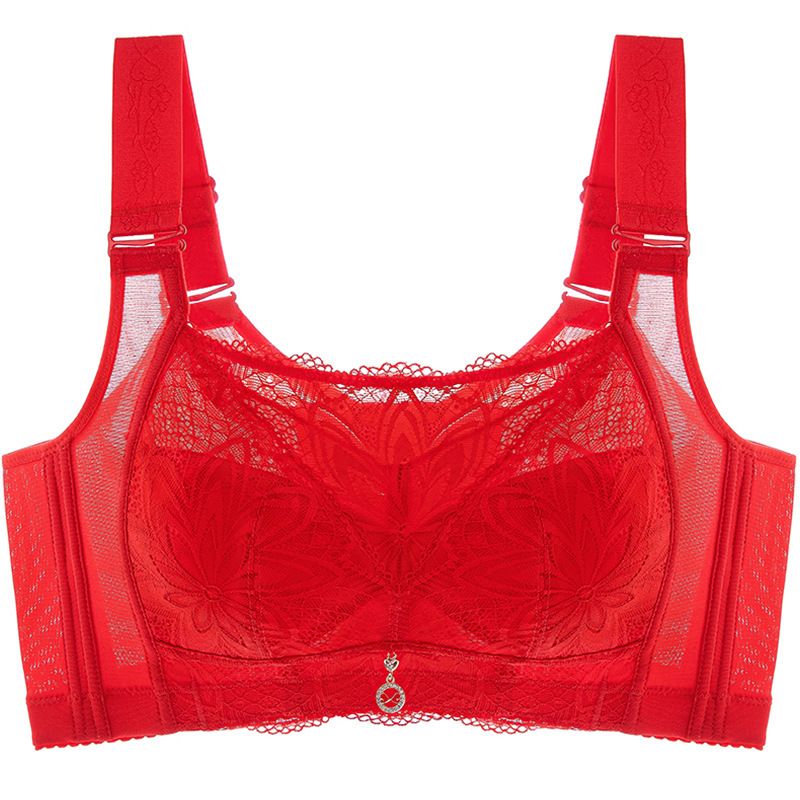 Push up anti-sagging ultra-Delgado pecho grande y pequeña colección superior pecho Plus tamaño sujetador inalámbrico ajustable ropa interior para mujeres