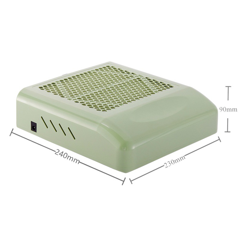 Aspirador de manicura de alta potencia 80W con filtro neto máquina de polvo de uñas estilo japonés manicura Aspiradora