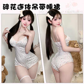 异域风情西施性感绑带复古蕾丝纯欲汉服情趣内衣超仙连衣敦煌套装