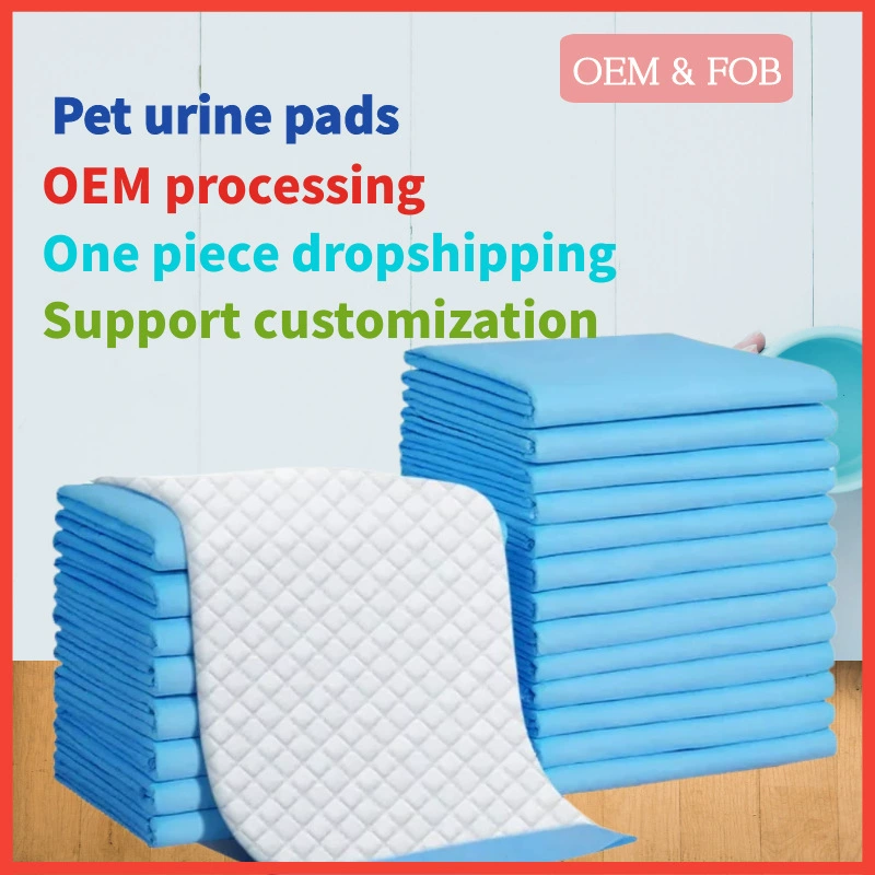 Пеленки для собак, утолщенные, непромокаемые, дезодорирующие, с высокой впитываемостью, одноразовые пеленки, подгузники для кошек и кроликов, подгузники для животных