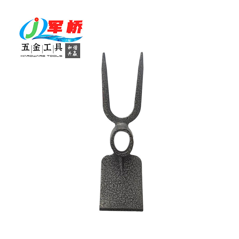 厂家直销两头式叉锄两齿叉锄农用锄头高温淬火