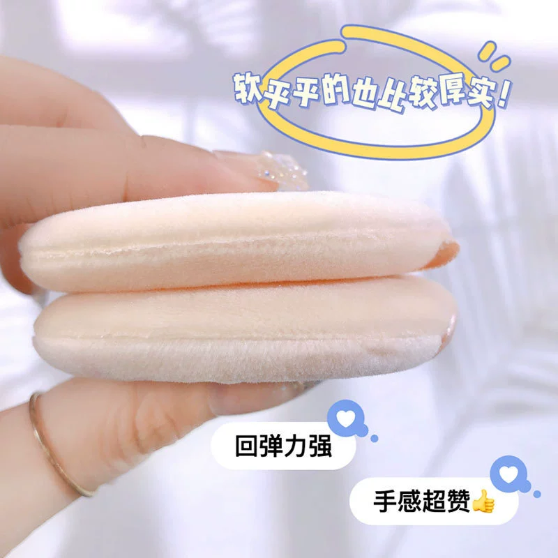 Sponge, foundation, suede loose powder