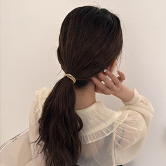 New High-Elastic Hair Tie for Women, Korean Simple Ponytail Rubber Band, Versatile and Durable Hair Tie Headband