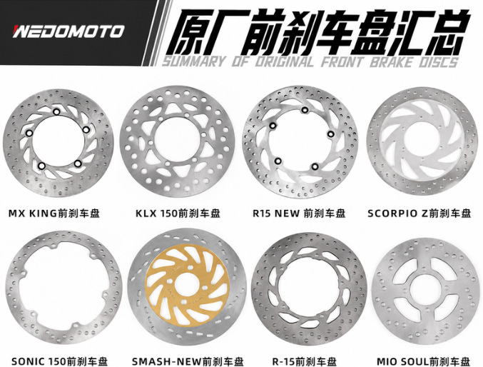 Suitable for Honda Forza350/Adv350 Motorcycle Accessories Front Wheel Modification 300mm Brake Disc Round Brake Disc
