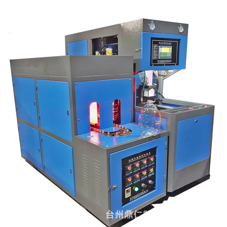 Máquina que sopla de la botella de aceite de la manija caliente de la venta de Dingren manual pequeña máquina que sopla de la botella image 1