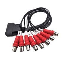 工廠生產DB15轉BNC音視頻采集線 數據采集卡連接線一拖八