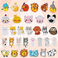 远大电脑绣花贴卡通迷你小猫动物刺绣布贴服装辅料补丁贴diy布贴