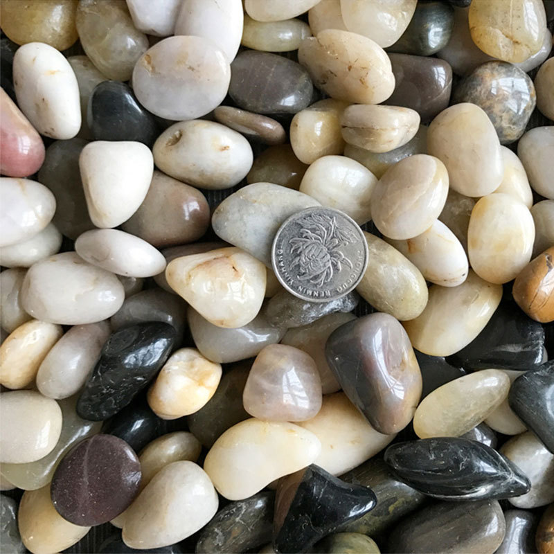 Adoquines de piedra, piedras de colores, artículos de jardinería, adoquines, decoración de jardín, pecera, maceta, grava, arenisca, piedra natural