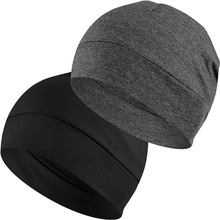 跨境跑步帽子户外登山运动帽透气护额头头罩棉帽亚马逊头盔衬里帽