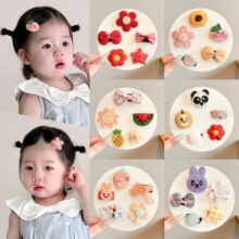 宝宝发夹不伤发胎毛婴儿汗毛夹子头饰女儿童发卡婴幼儿小女孩发饰