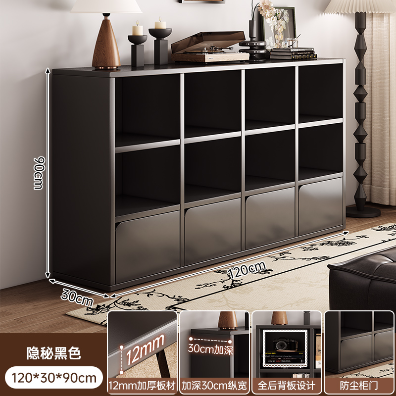 Nuevo gabinete chino de madera sólida gabinete de comedor sala de estar gabinete de café estante simple de almacenamiento casero armario todo en uno