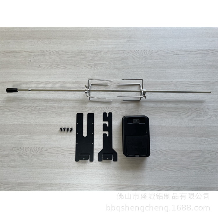 BARBACOA barbacoa al aire libre accesorios 304 barbacoa de acero inoxidable Tenedor de pollo eléctrico giratorio soporte de pollo asado Tenedor de barbacoa de calidad alimentaria